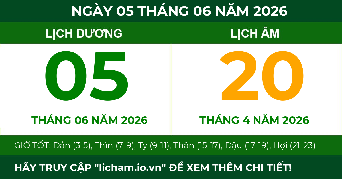 lịch âm ngày 05-06-2026