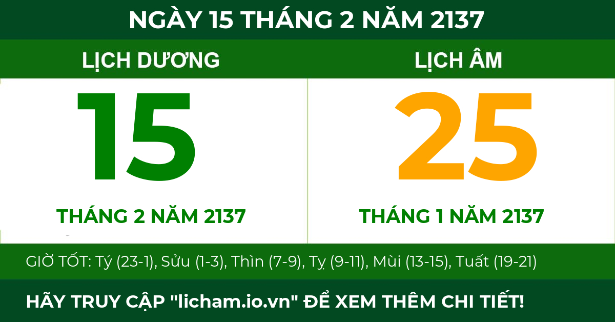 lịch âm ngày 15 tháng 2 năm 2137