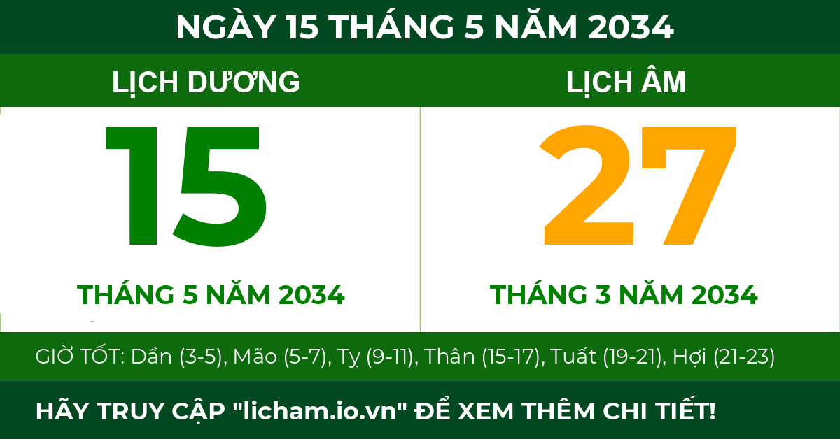lịch âm ngày 15 tháng 5 năm 2034