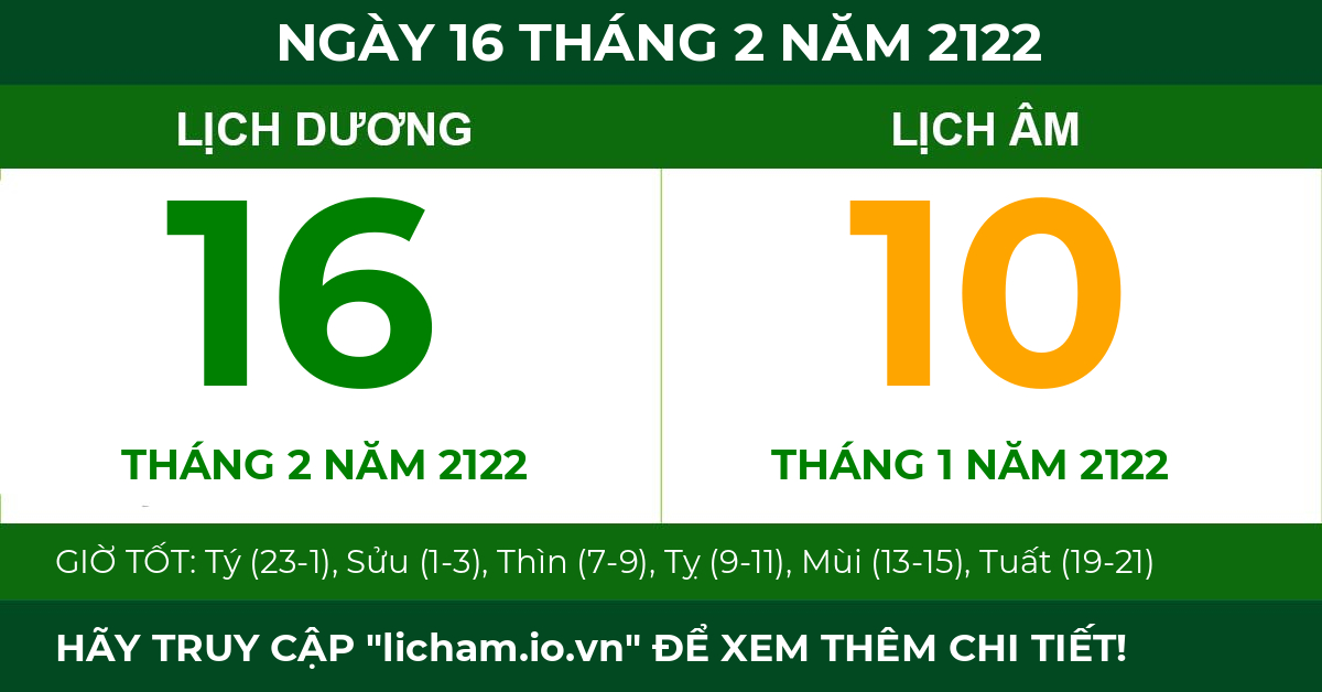 lịch âm ngày 16 tháng 2 năm 2122