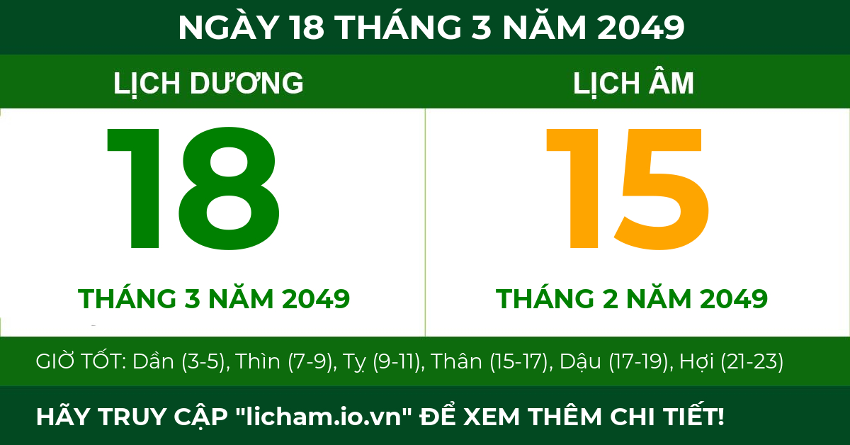 lịch âm ngày 18 tháng 3 năm 2049