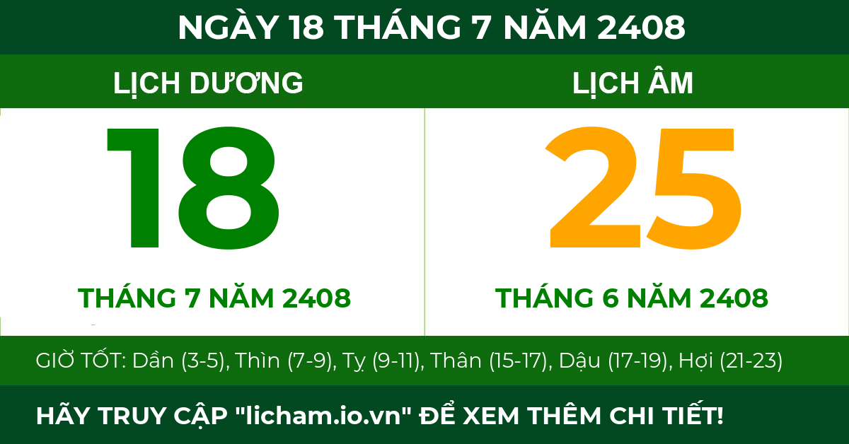 lịch âm ngày 18 tháng 7 năm 2408