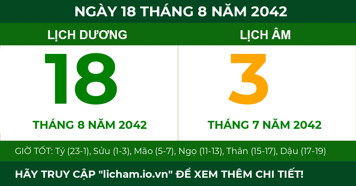 lịch âm ngày 18 tháng 8 năm 2042