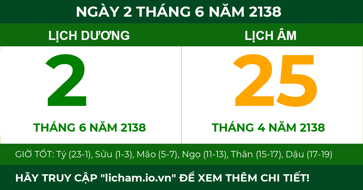 lịch âm ngày 2 tháng 6 năm 2138