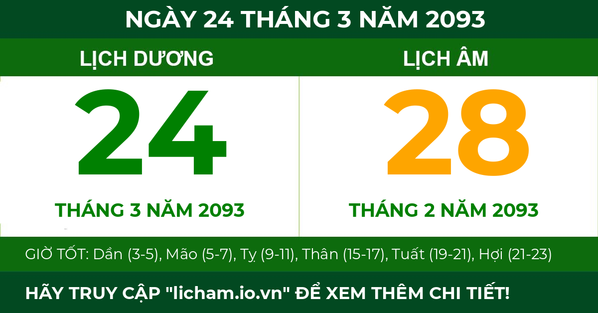 lịch âm ngày 24 tháng 3 năm 2093