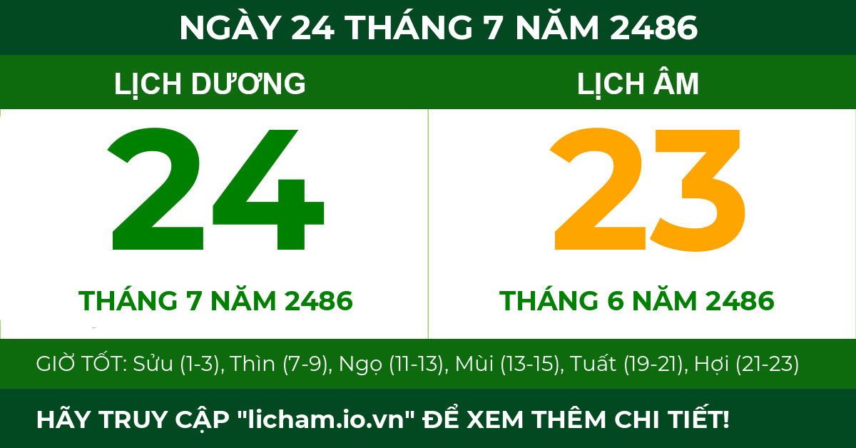 lịch âm ngày 24 tháng 7 năm 2486