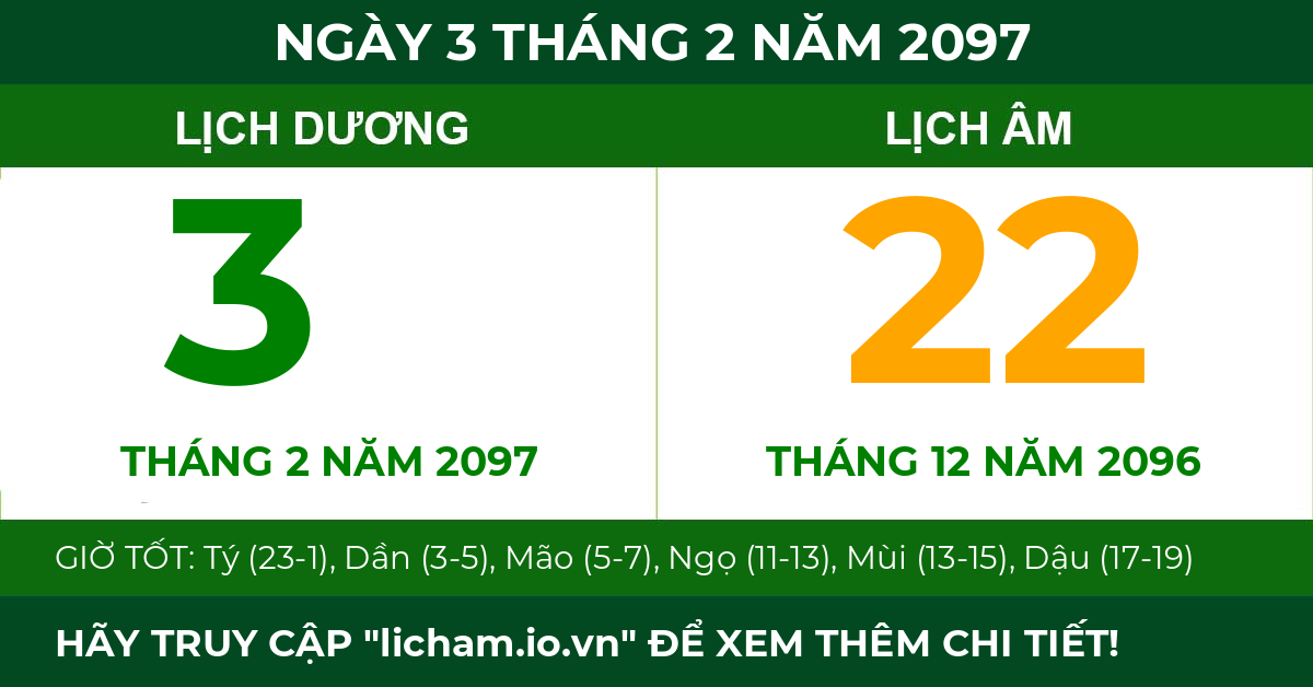 lịch âm ngày 3 tháng 2 năm 2097
