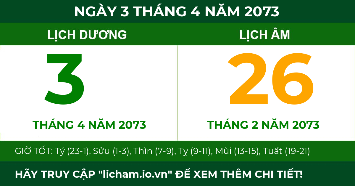 lịch âm ngày 3 tháng 4 năm 2073