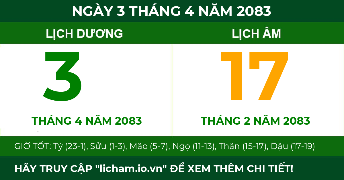 lịch âm ngày 3 tháng 4 năm 2083
