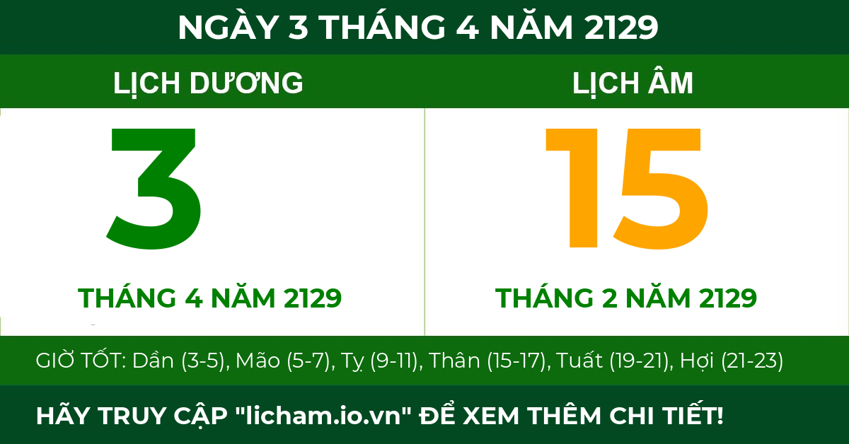lịch âm ngày 3 tháng 4 năm 2129