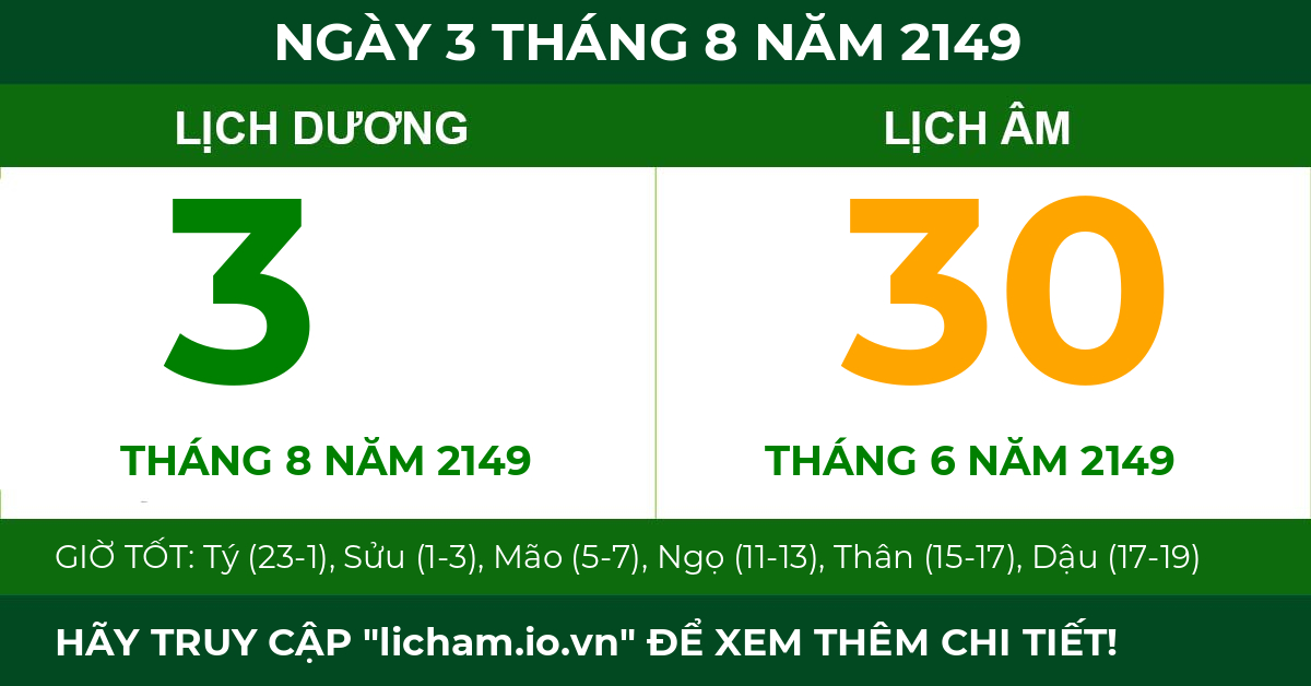 lịch âm ngày 3 tháng 8 năm 2149