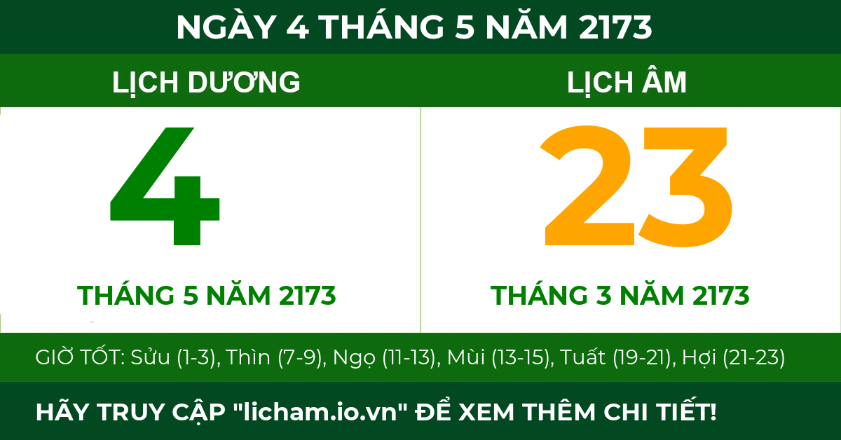 lịch âm ngày 4 tháng 5 năm 2173