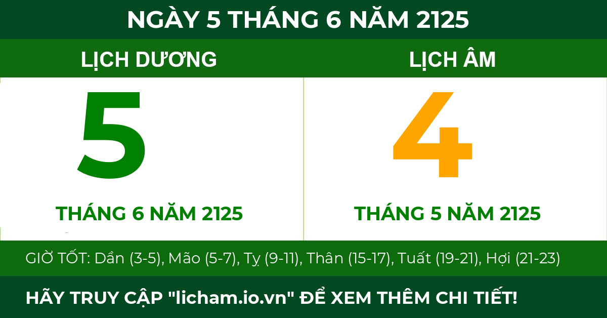 lịch âm ngày 5 tháng 6 năm 2125