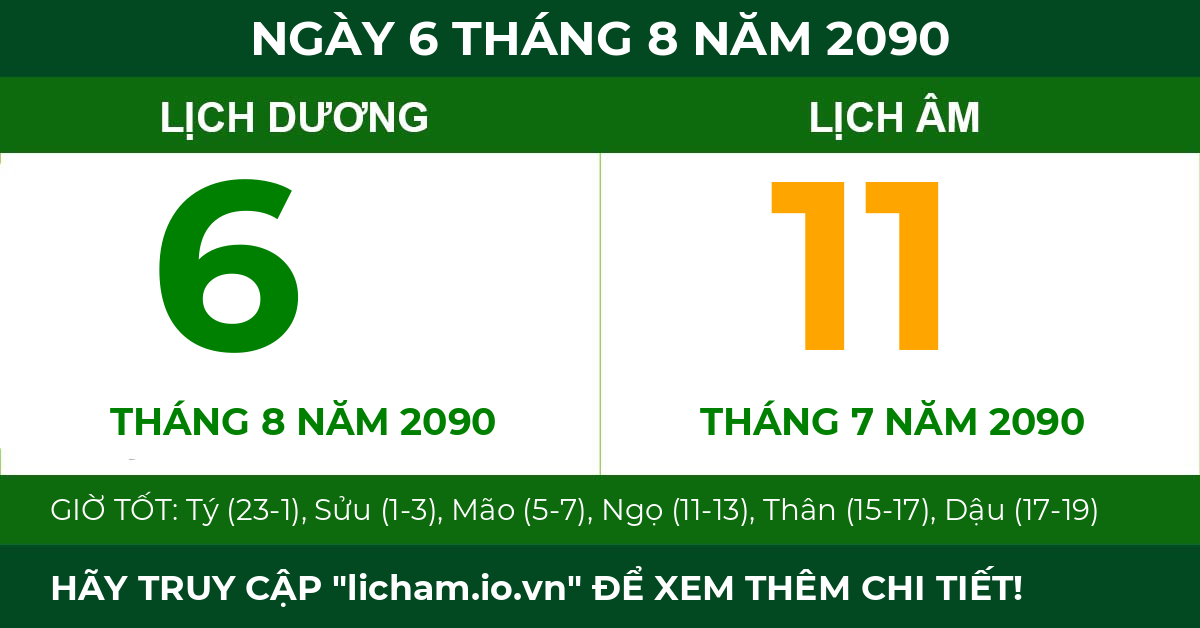 lịch âm ngày 6 tháng 8 năm 2090