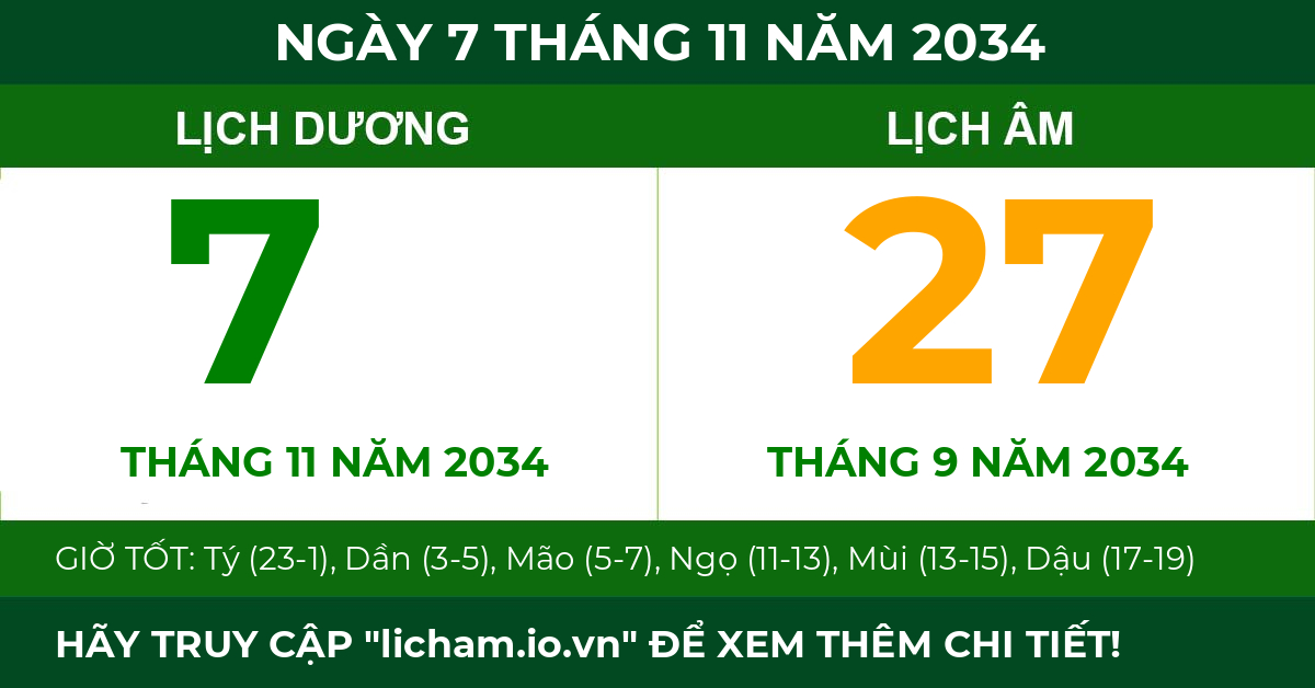 lịch âm ngày 7 tháng 11 năm 2034