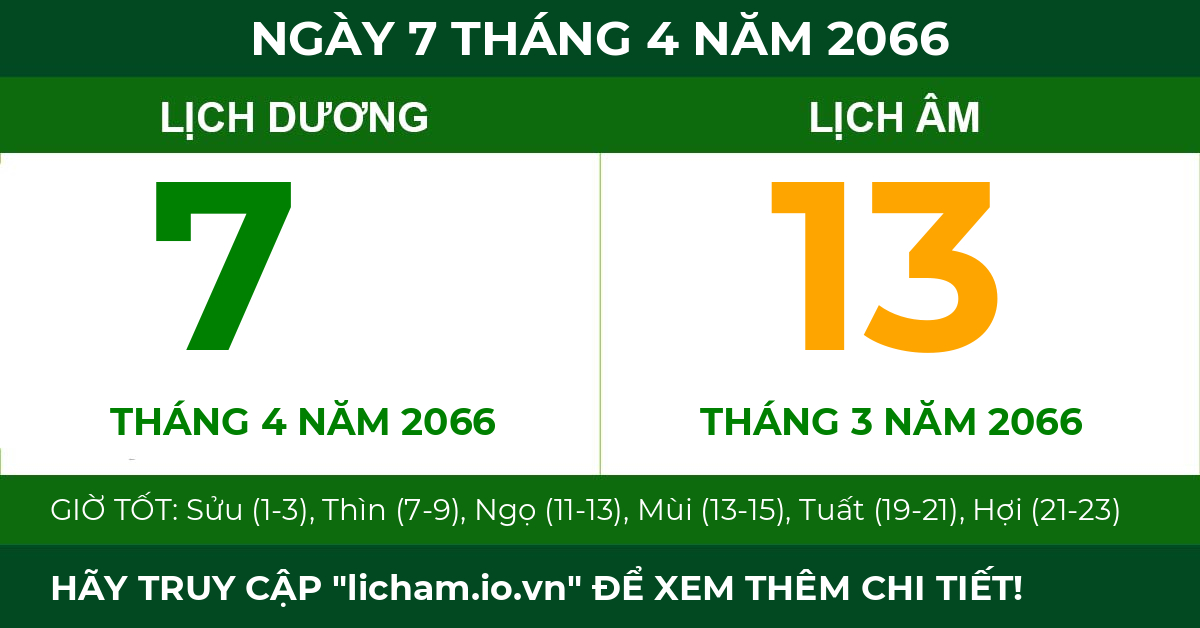 lịch âm ngày 7 tháng 4 năm 2066