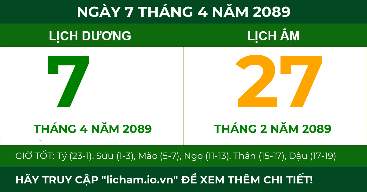 lịch âm ngày 7 tháng 4 năm 2089