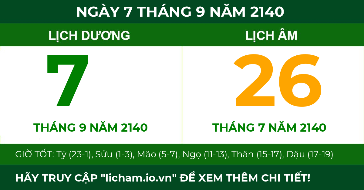 lịch âm ngày 7 tháng 9 năm 2140