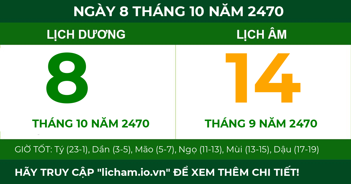 lịch âm ngày 8 tháng 10 năm 2470
