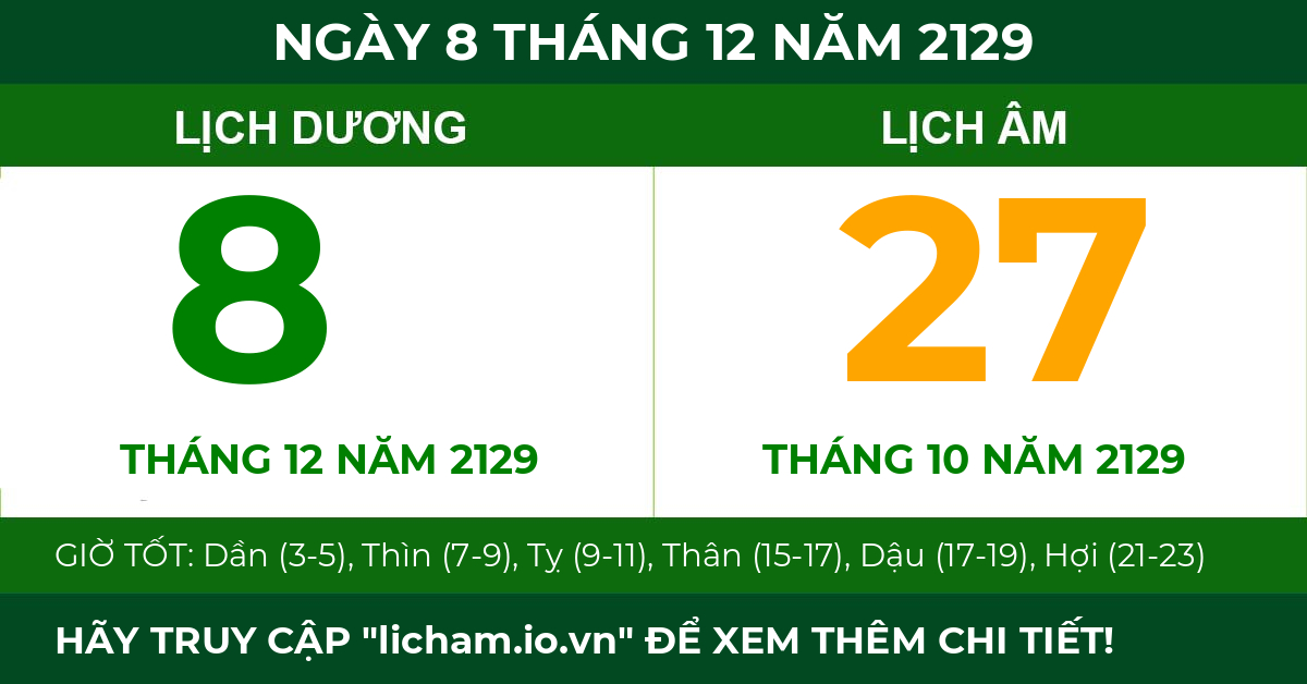 lịch âm ngày 8 tháng 12 năm 2129