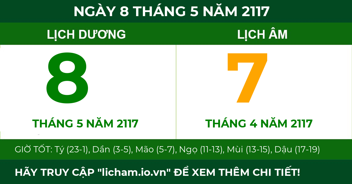 lịch âm ngày 8 tháng 5 năm 2117