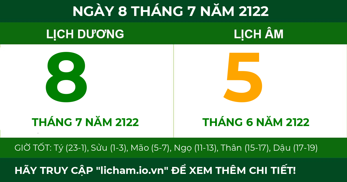lịch âm ngày 8 tháng 7 năm 2122