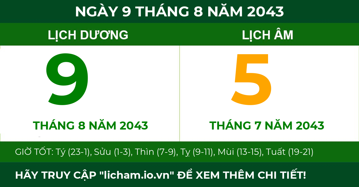lịch âm ngày 9 tháng 8 năm 2043