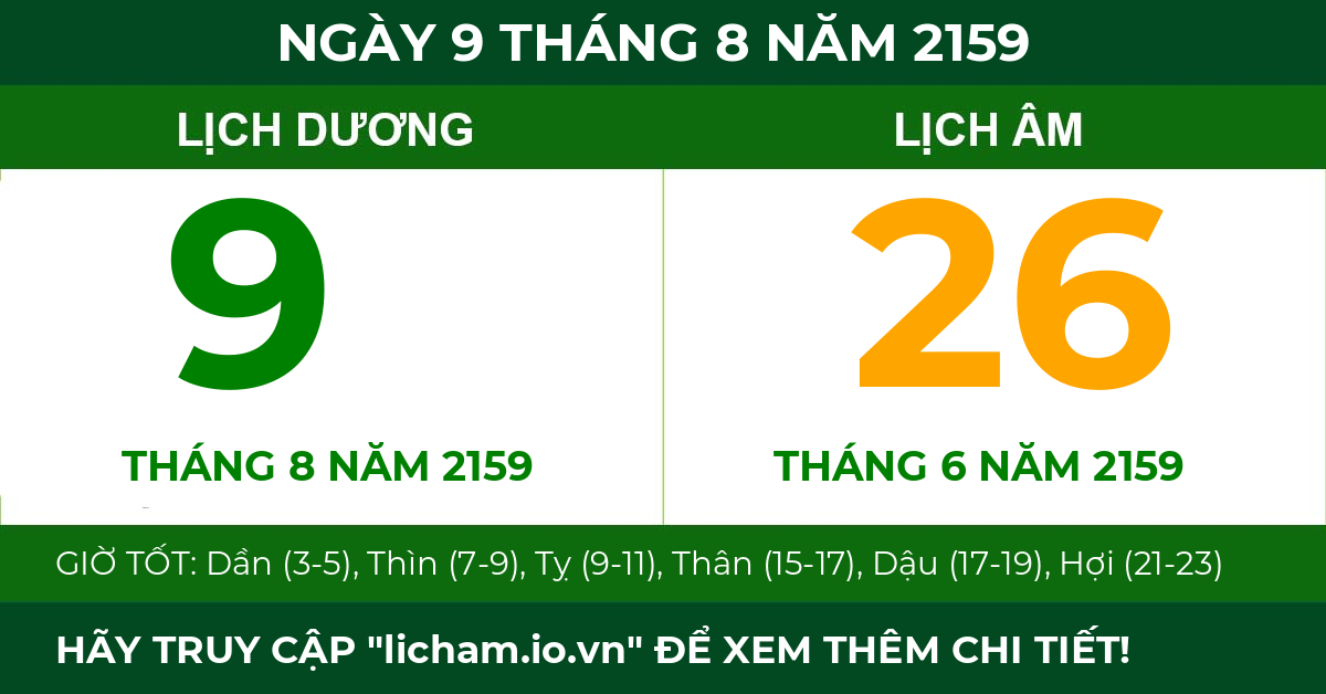 lịch âm ngày 9 tháng 8 năm 2159